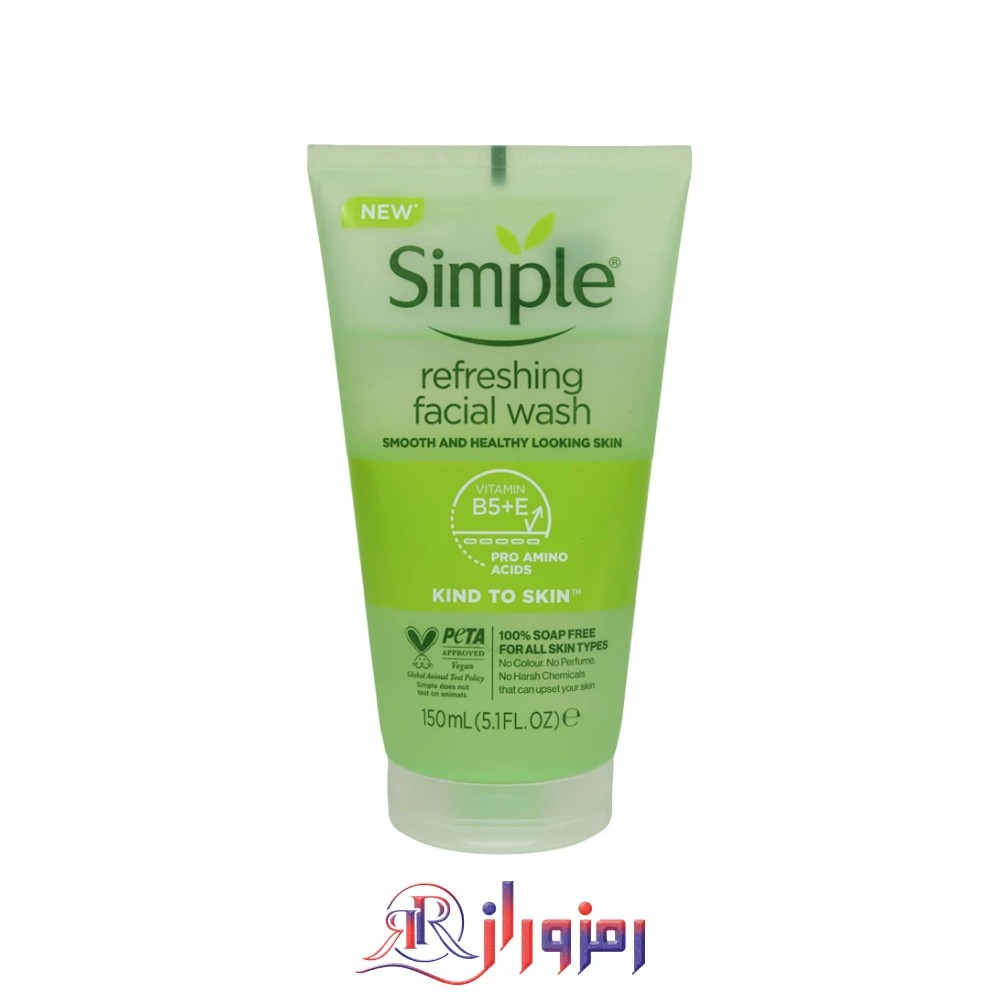ژل شستشوی سیمپل مدل refreshing حجم 150 میل،خرید و قیمت ژل شستشوی سیمپل مدل refreshing حجم 150 میل